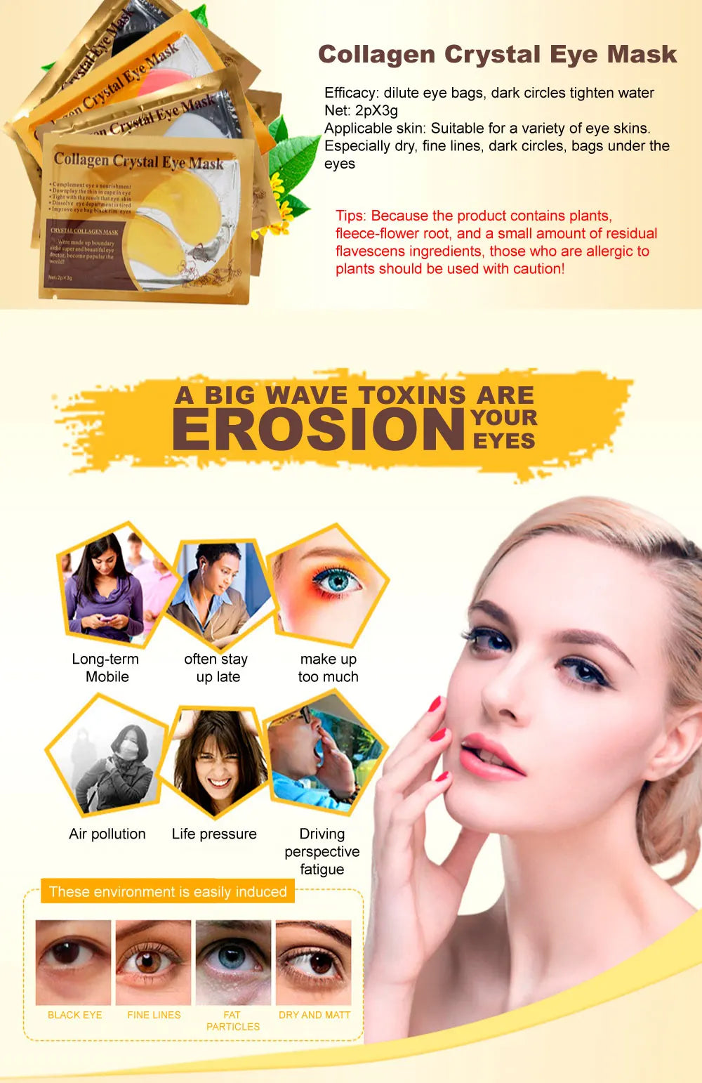 Aurela Gold Collagen Eye Patch